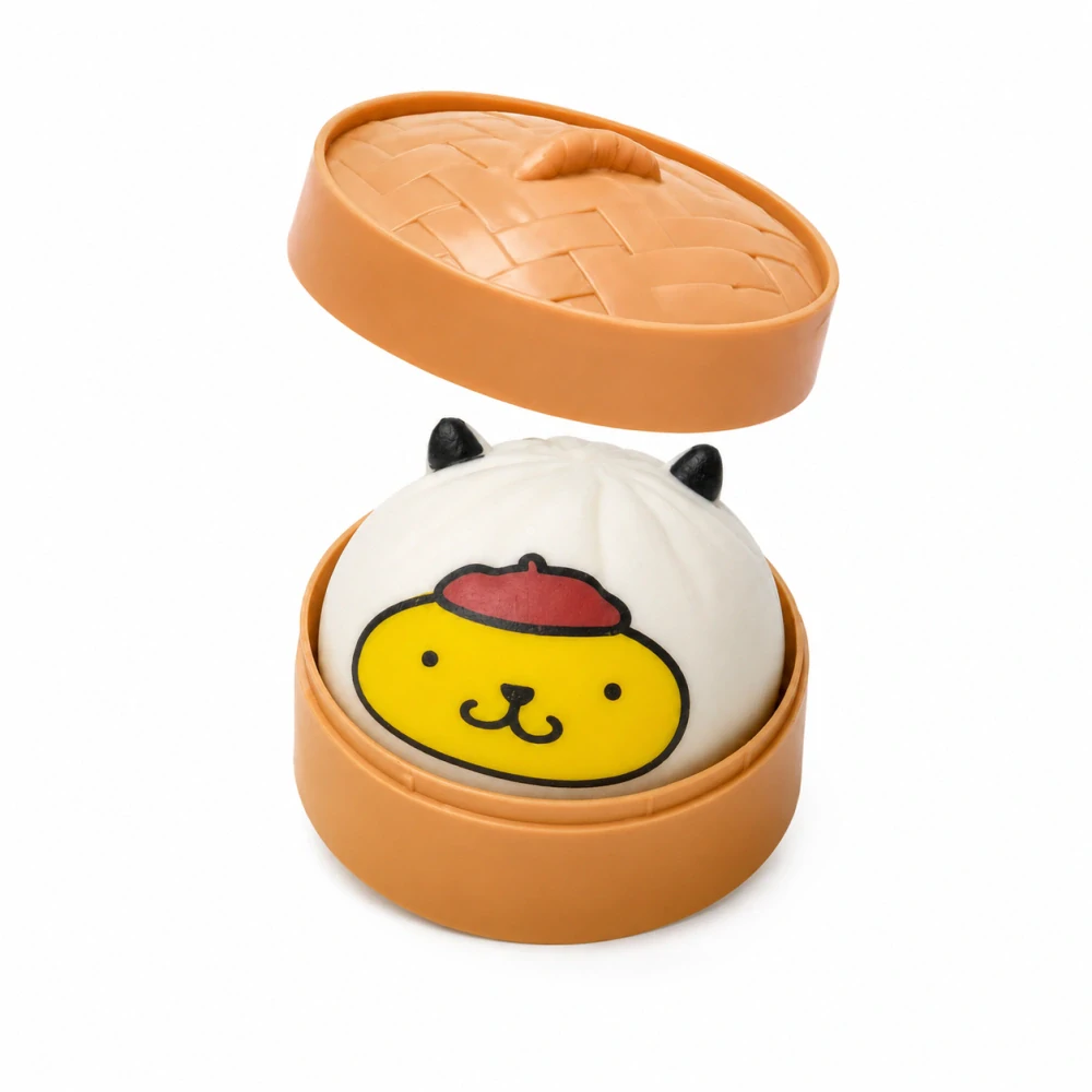 Antistresový mačkací knedlíček bílý - Squishy Dumpling