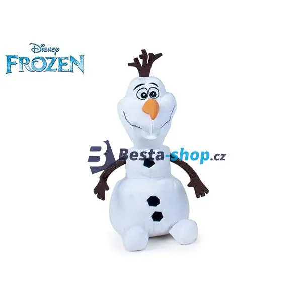Plyšový sněhulák Olaf z pohádky Frozen 30cm