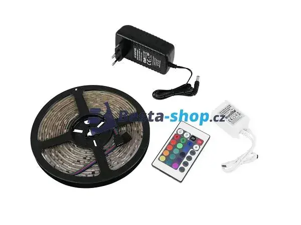 LED pásek RGB SMD 5m s dálkovým ovládáním 