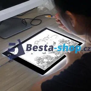 Svítící LED deska na obkreslování A4 30 x 20 cm