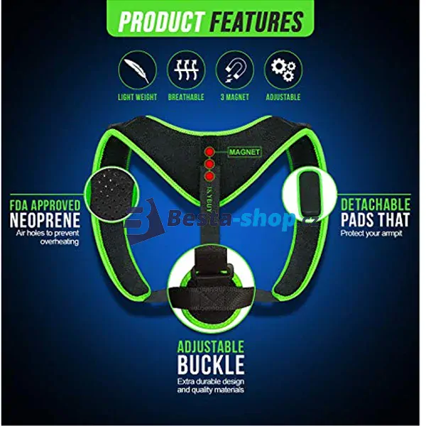 Korektor držení těla Posture Corrector 2019 – rovnací pás na páteř