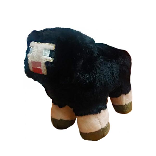 Plyšová černá ovce ze hry Minecraft 18 cm
