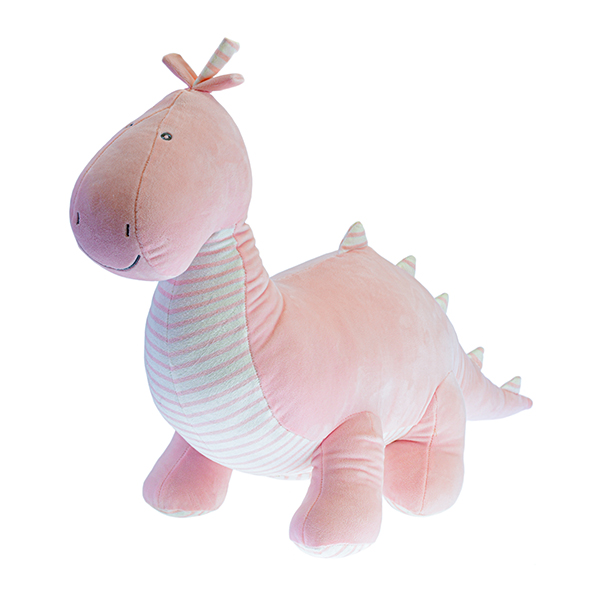 Dinosaurus plyšový 50cm růžový 0m+