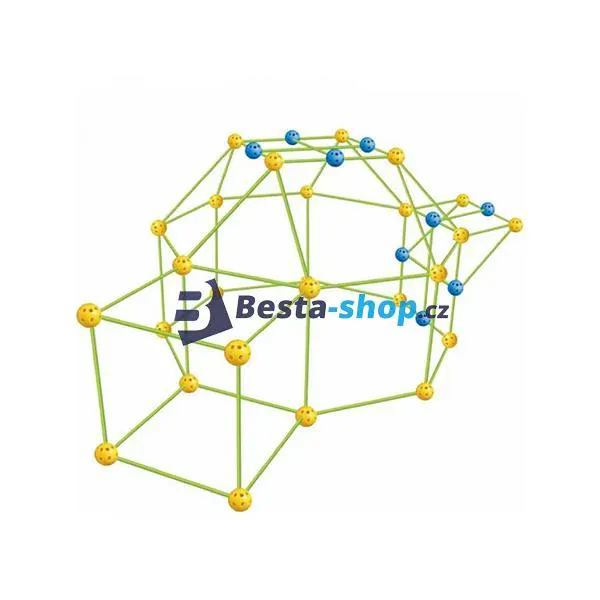 Dětská stavebnice konstrukce s plachtou