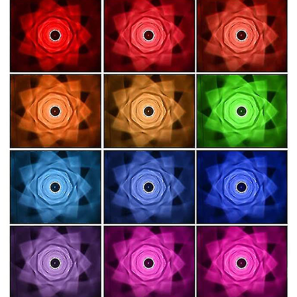 RGB Noční krystalická lampa