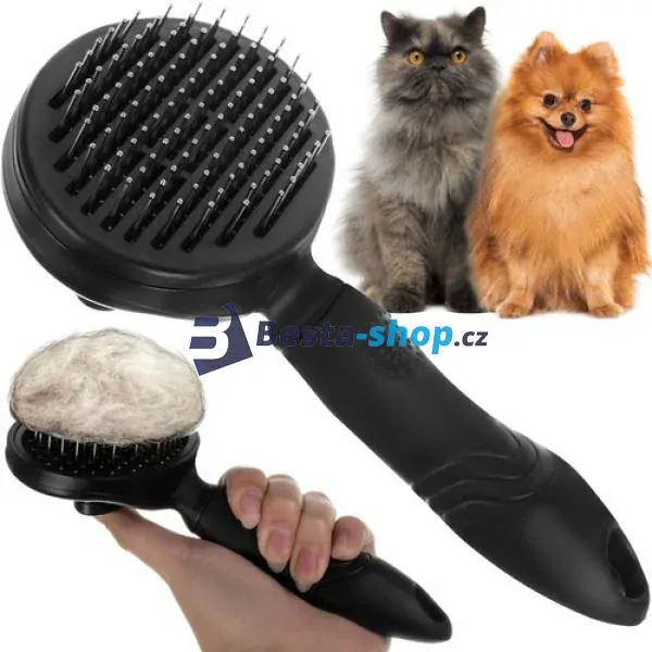 Samočistící kartáč na psy a kočky Hair Brush