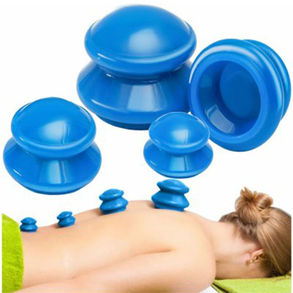 Verk 15871 Terapeutické silikonové baňky 4 ks modré