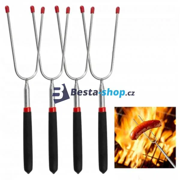 Vidlice opékací teleskopická 24 - 86 cm