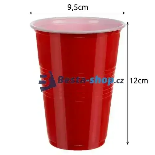 Sada 50 šálků na pivní hru Beer pong (pivní ping-ponk) Ruhhy 21232