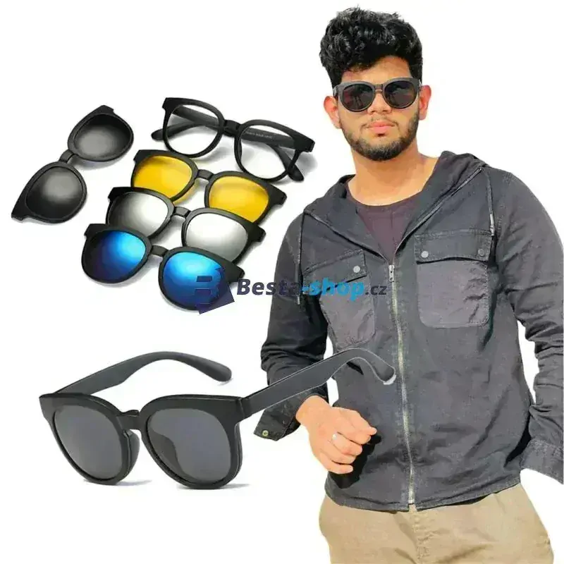 Magic Vision sluneční brýle i pro řidiče 5v1