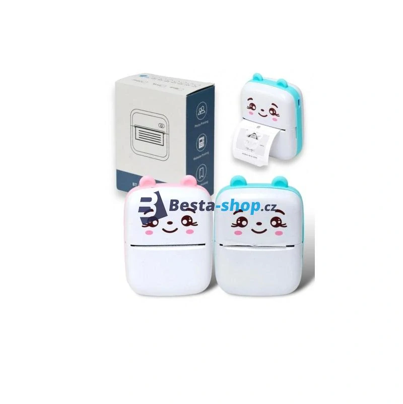 Přenosná mini fototiskárna pro děti i dospělé