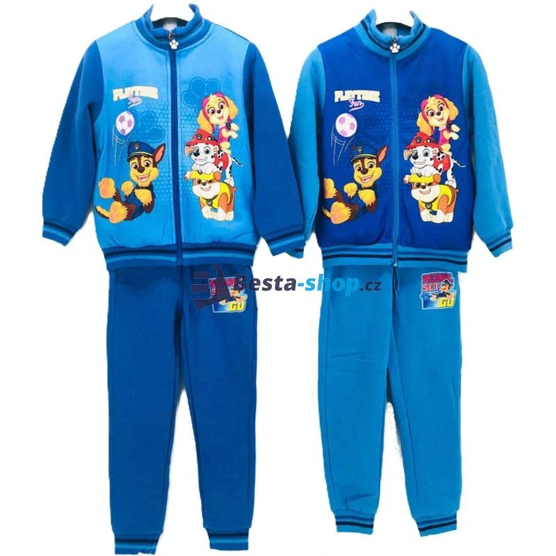 Tepláková souprava Tlapková Patrola světle modrá