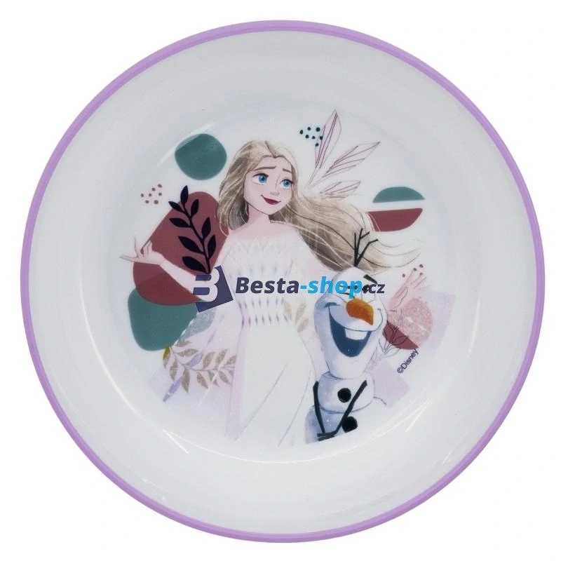 Dětská miska Premium Ledové království 14 cm lila