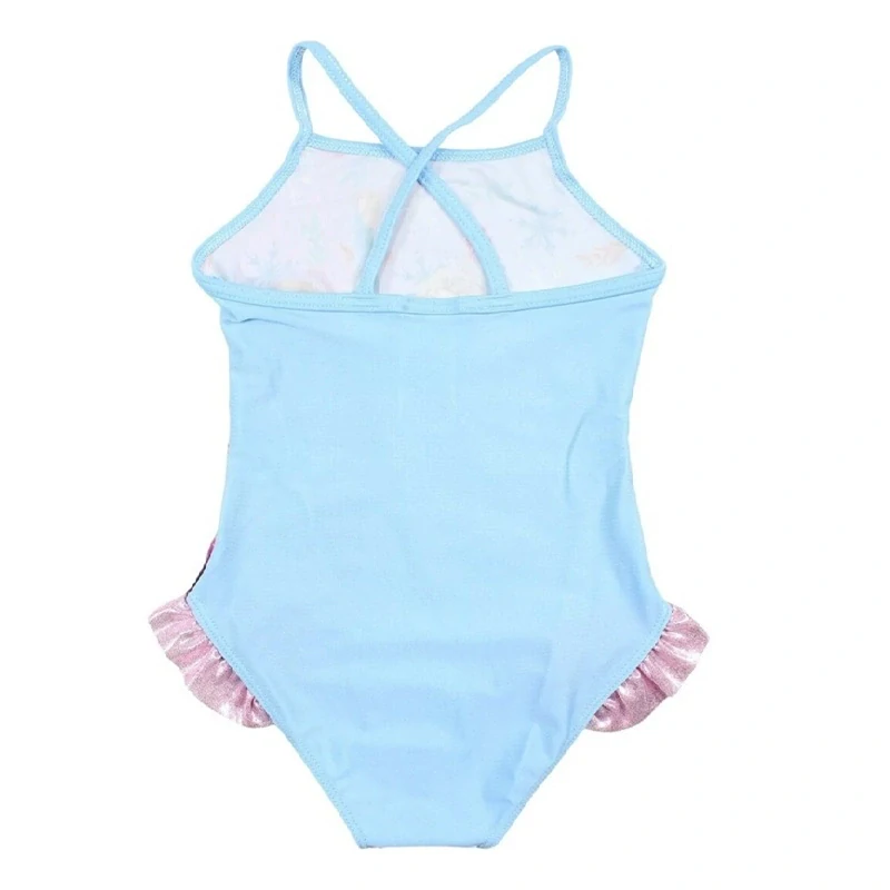 Dívčí jednodílné plavky Ledové království modré