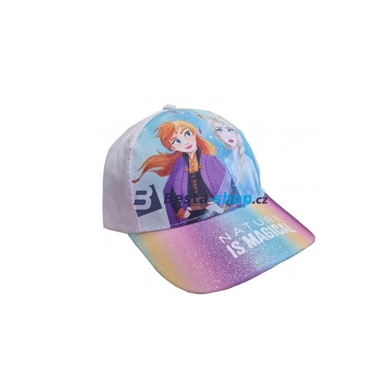 Dívčí kšiltovka Ledové království - růžová