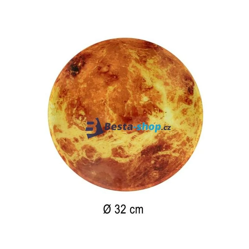 Designové nástěnné hodiny Mars – oranžové, průměr 32 cm