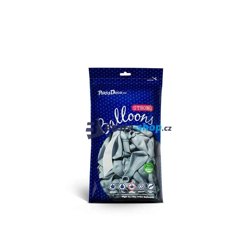 Pastelové balónky 30 cm modré 100ks