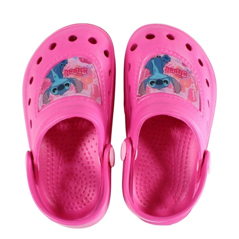 Dívčí nazouváky Stitch růžové