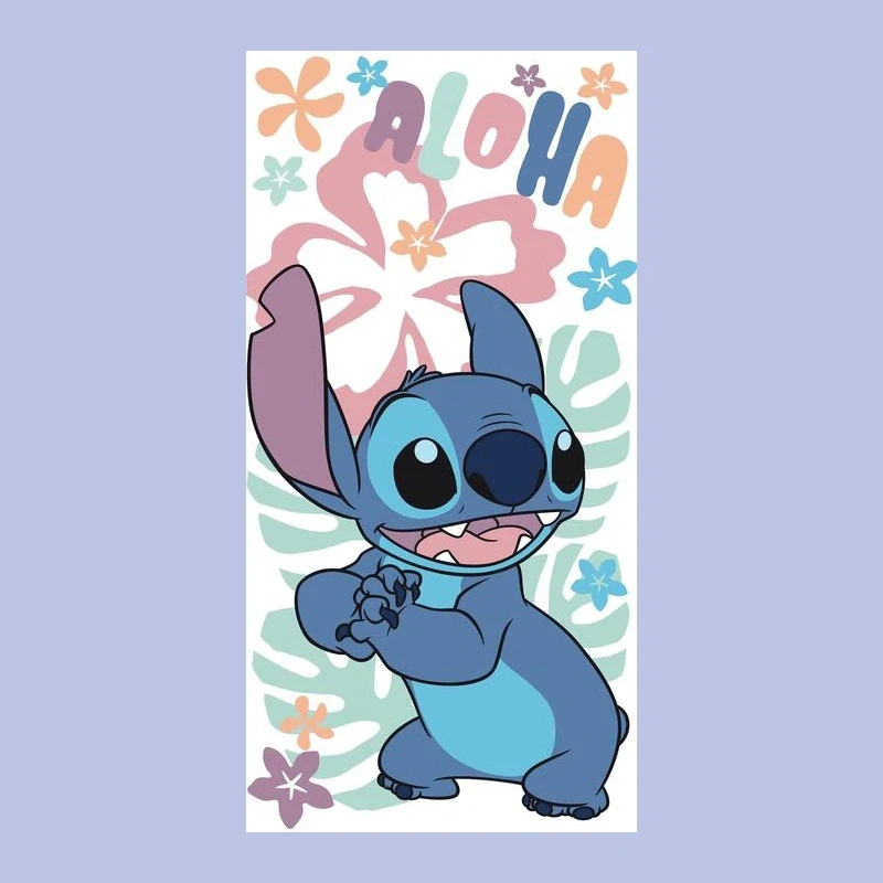 Osuška Lilo a Stitch froté 70×140 cm – Hawaiian Harmony