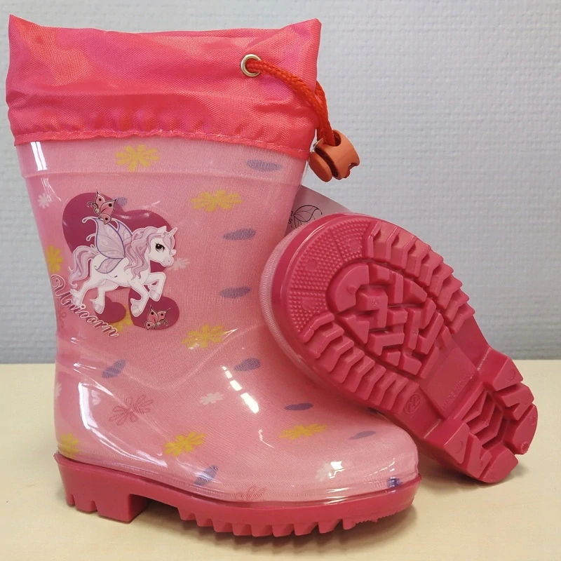 Dívčí gumáky Unicorn růžové