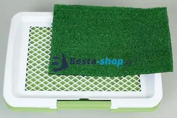 Potty Pad toaleta pro psy malá 3v1 – 34 × 47 × 6 cm