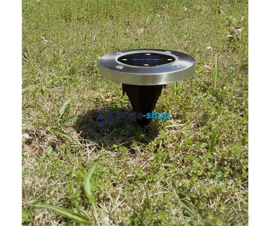 8 LED Solární zahradní světlo - 4ks