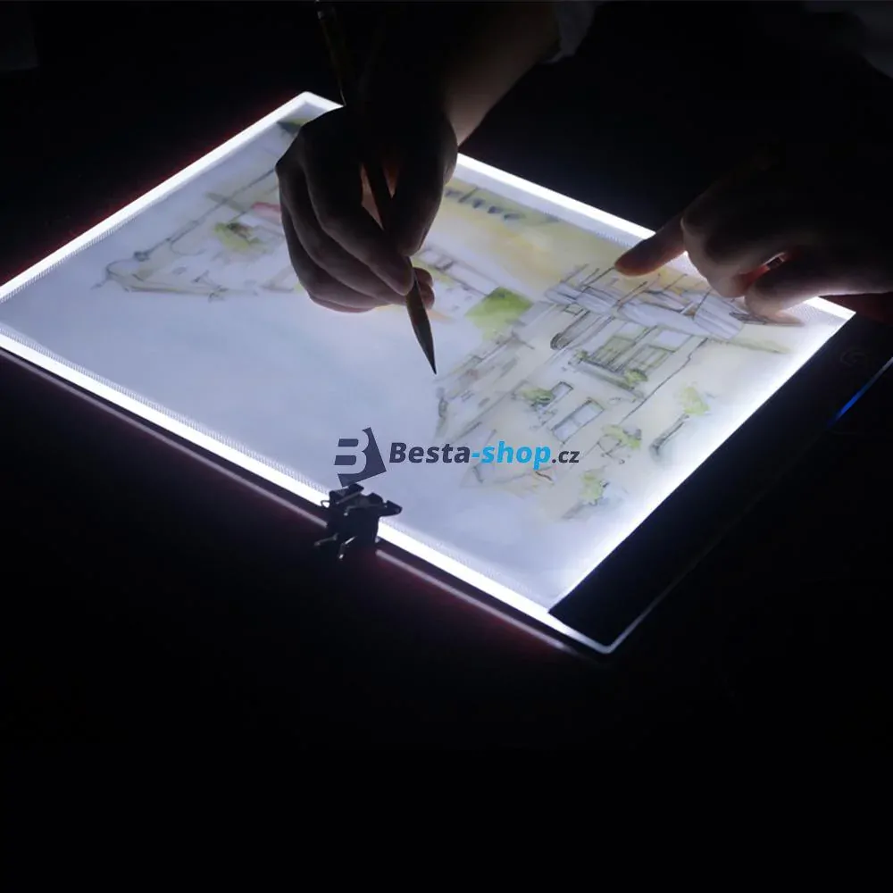 Svítící LED deska na obkreslování A4 30 x 20 cm