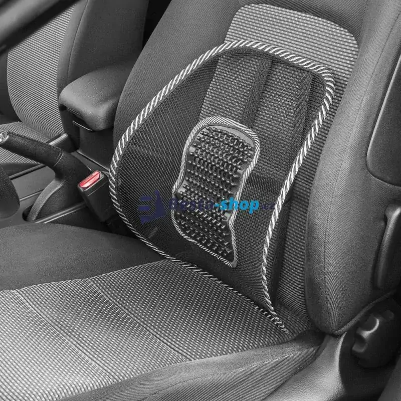 Prodyšná masážní ergonomická opěrka zad přenosná
