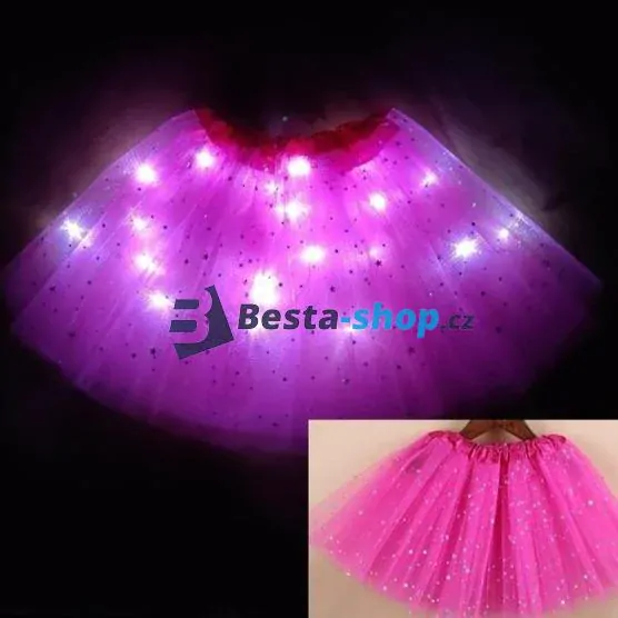 LED svítící sukně Princess