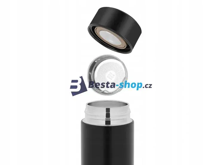Termoska s LED displejem a teploměrem 0,5l
