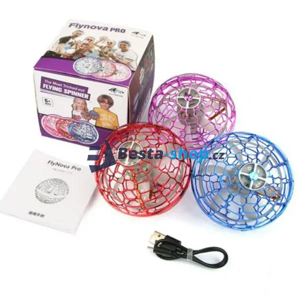 Létající spinner Ufo dron míč