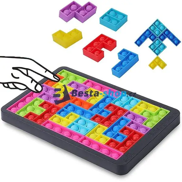 Pop It Tetris antistresová stavebnice