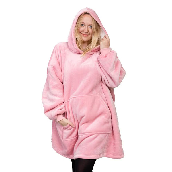 Deka s kapucí a rukávy