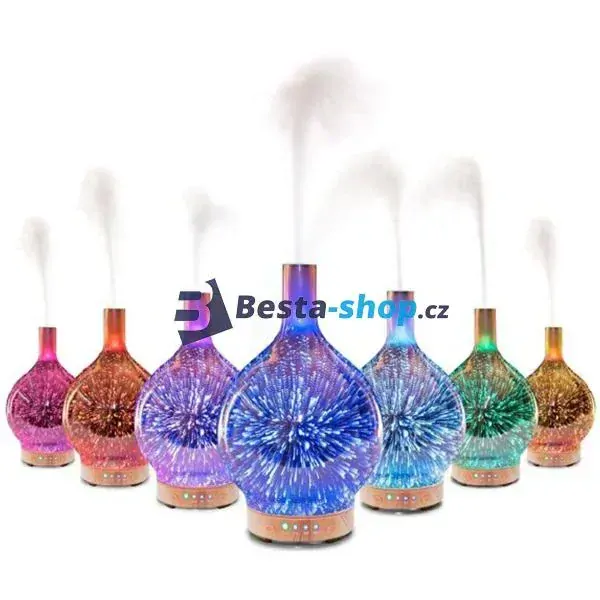 3D Aroma difuzér 7 LED Ruhhy 26682