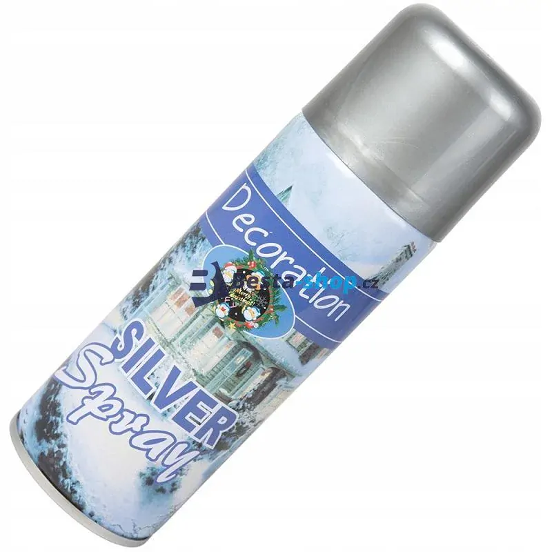 Stříbrný dekorační sprej 85g