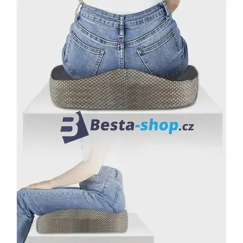 Ortopedický podsedák na židli z paměťové pěny Malatec