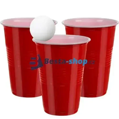 Sada 50 šálků na pivní hru Beer pong (pivní ping-ponk) Ruhhy 21232
