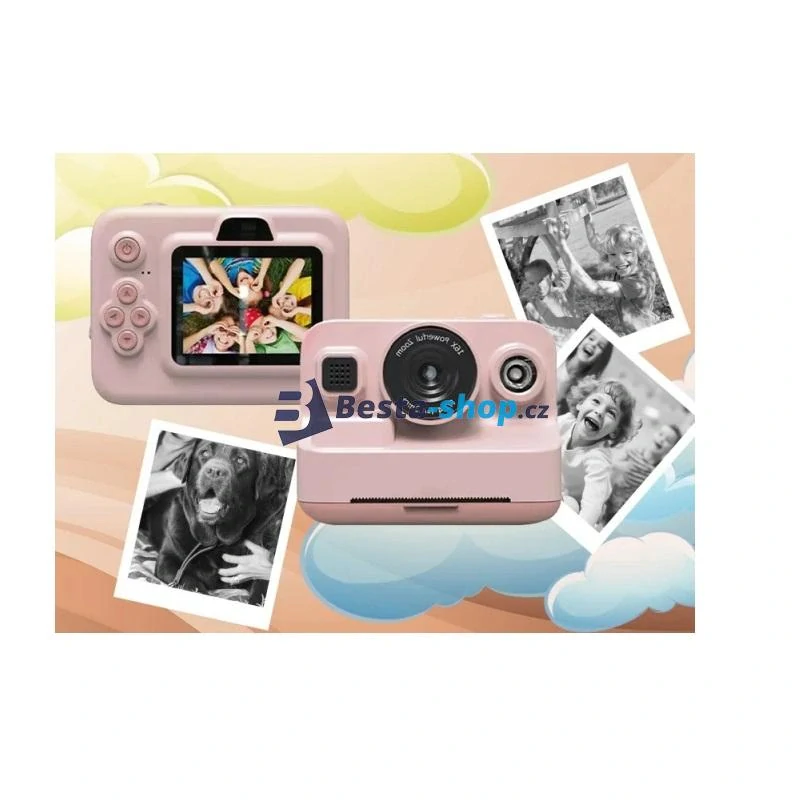 Dětský instantní fotoaparát s termotiskárnou 32 GB
