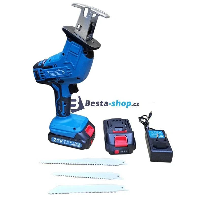 Aku přímočará elektrická pila Ocaska + 2x baterie 21V T-74