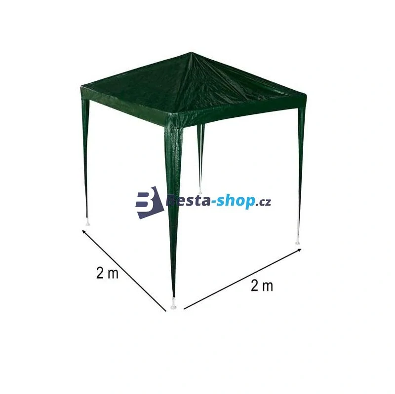 Zahradní altán / párty stan zelený 2x2 m