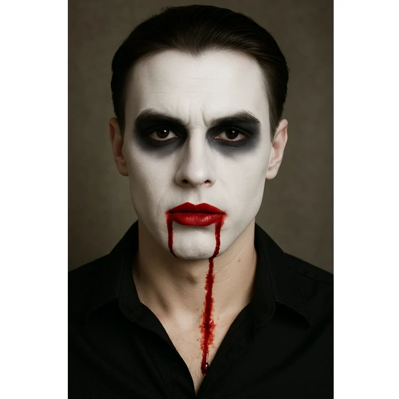 Upírský make-up na Halloween s příslušenstvím –  sada na líčení 