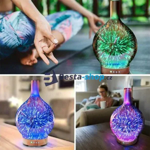3D Aroma difuzér 7 LED Ruhhy 26682