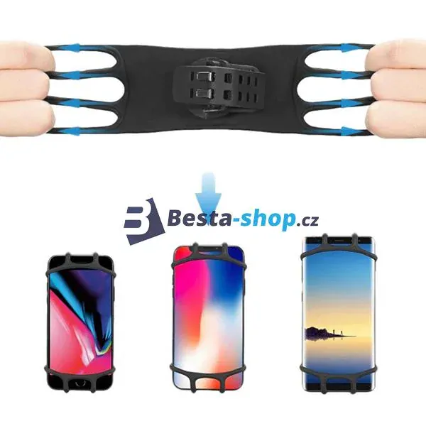 Silikonový držák telefonu na kolo