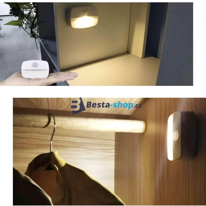 LED noční lampa s pohybovým senzorem