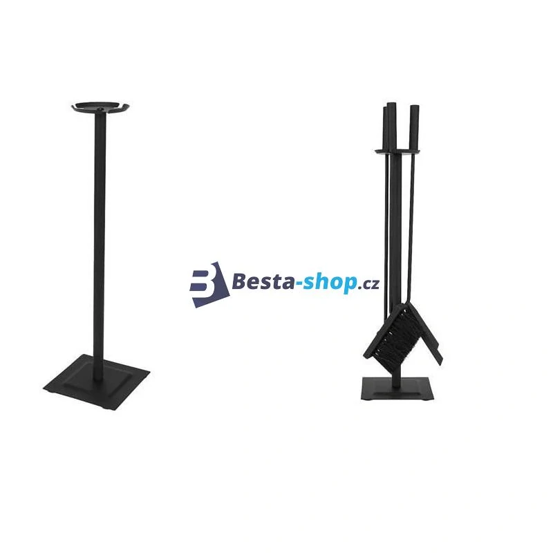 Krbové nářadí 4 ks černé