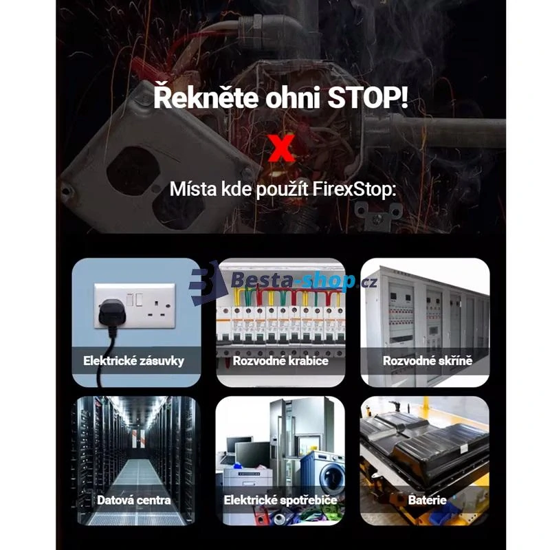 Automatická hasicí jednotka FirexStop 6ks