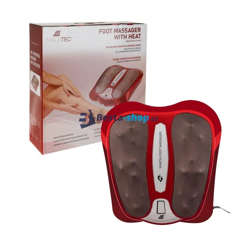Masážní přístroj na nohy s vyhříváním 2V1