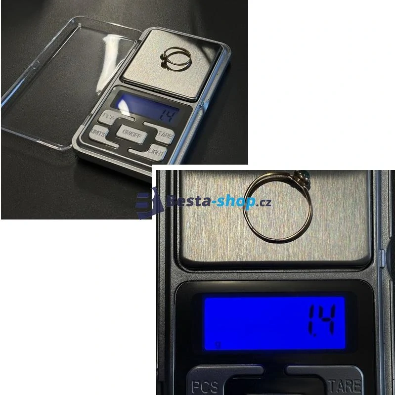 Kapesní digitální váha 500 x 0,1g