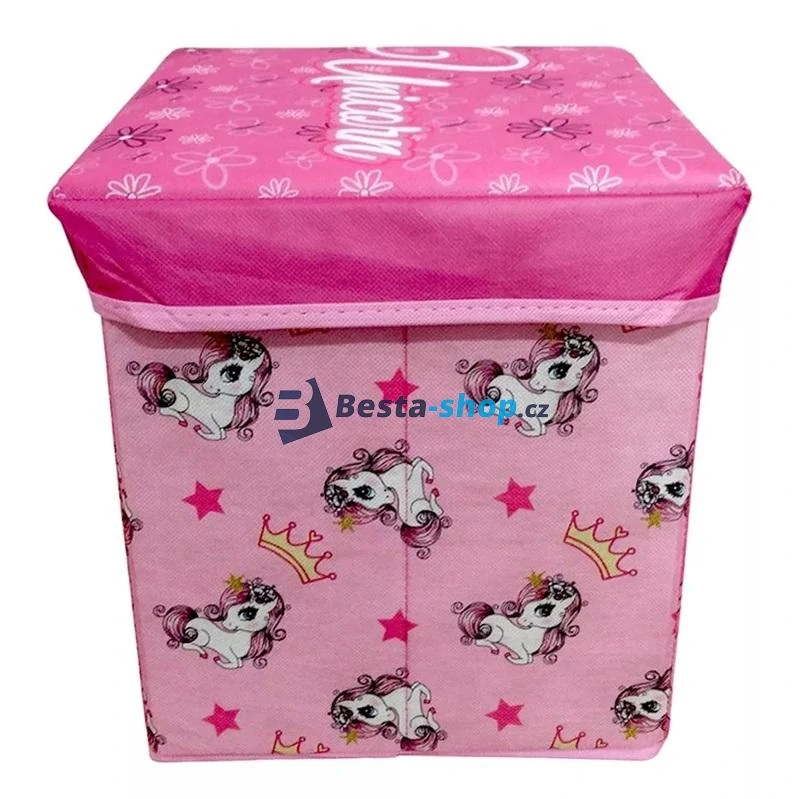 Box na hračky / židle - Unicorn Jednorožec