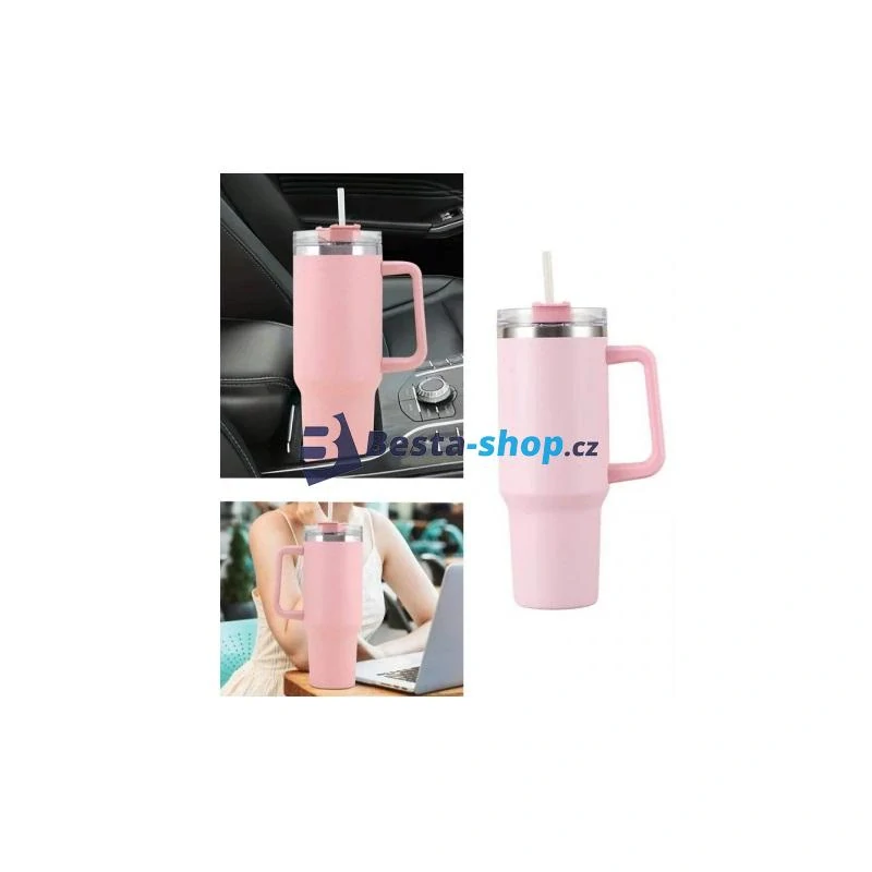 Termohrnek 1200ml s brčkem